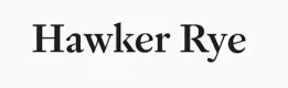 Hawker Rye